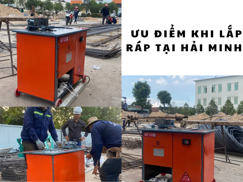 Lắp máy uốn sắt chi phí rẻ, nhanh chóng