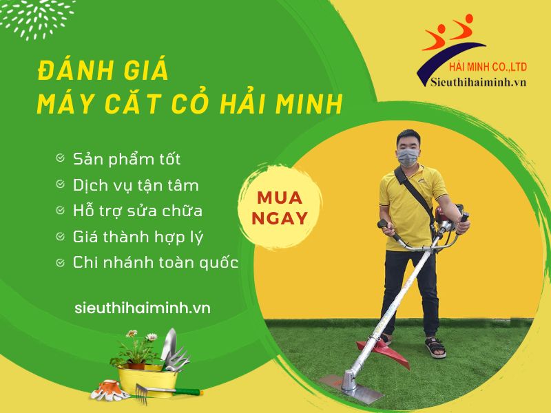 máy cắt cỏ Hải Minh