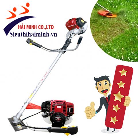 máy cắt cỏ cầm tay honda gx35 review