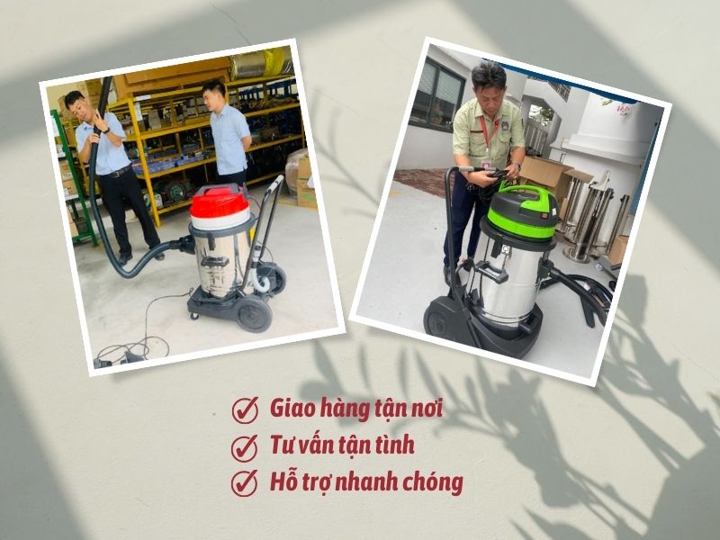 Giao máy hút bụi