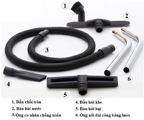 phụ kiện máy hút bụi công nghiệp HiClean HC80 New