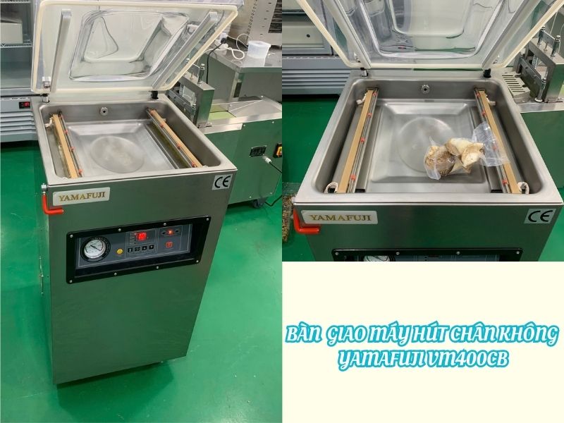 Bàn giao máy hút chân không Yamafuji VM400CB