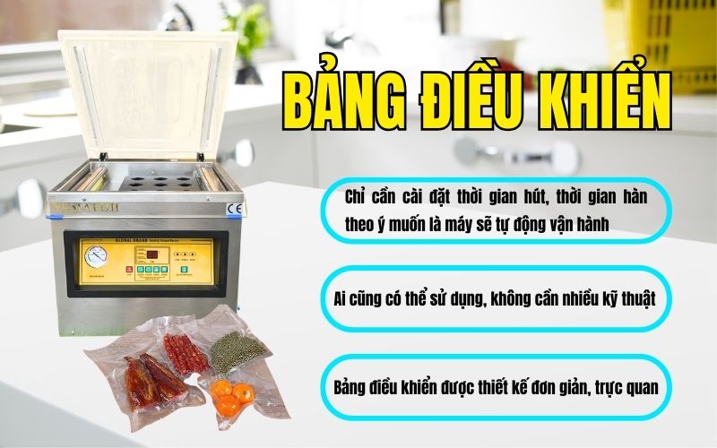 Cấu tạo chi tiết của máy hút chân không DZ400