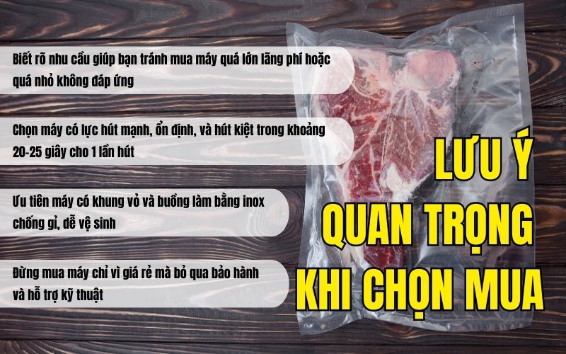 Những lưu ý quan trọng khi chọn mua máy ép chân không DZ400 