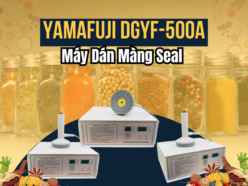Máy seal màng nhôm cầm tay cho hũ gia vị cực tiện lợi!