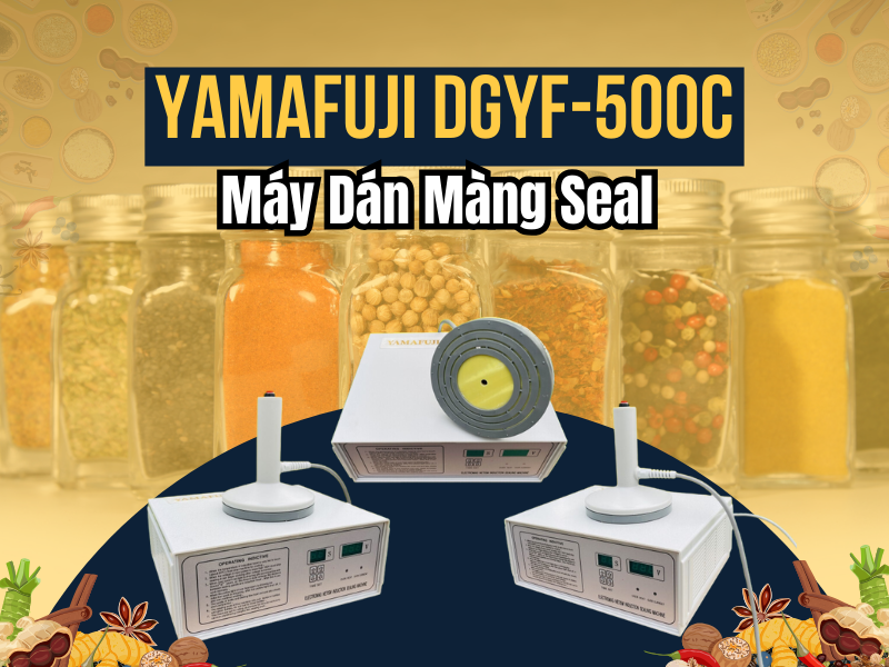 Máy seal màng nhôm cầm tay cho hũ gia vị cực tiện lợi!