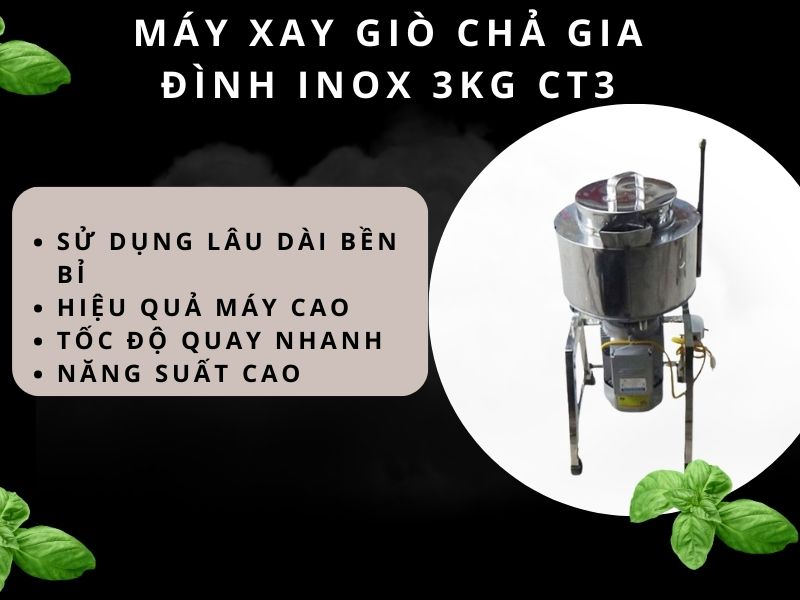 Vì sao nên sử dụng máy xay giò chả trong sản xuất.