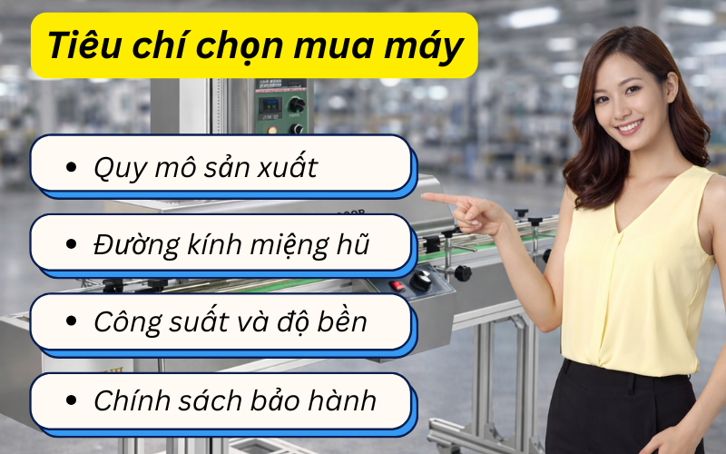 Mua máy dán màng nhôm hũ nhựa ở đâu uy tín?