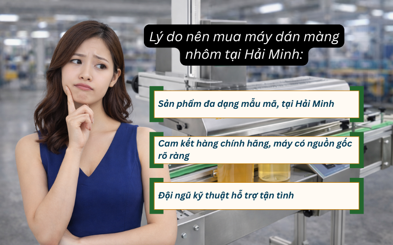 Mua máy dán màng nhôm hũ nhựa ở đâu uy tín?