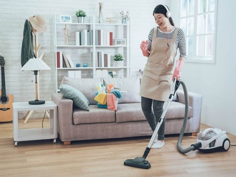 Dọn dẹp sạch sẽ bụi