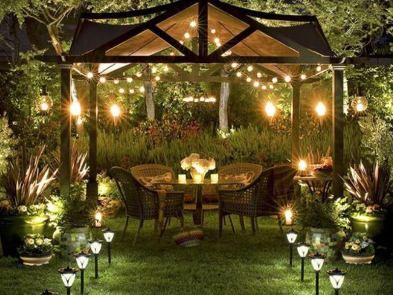 Trang trí sân vườn đón tết Quý Mão 2023