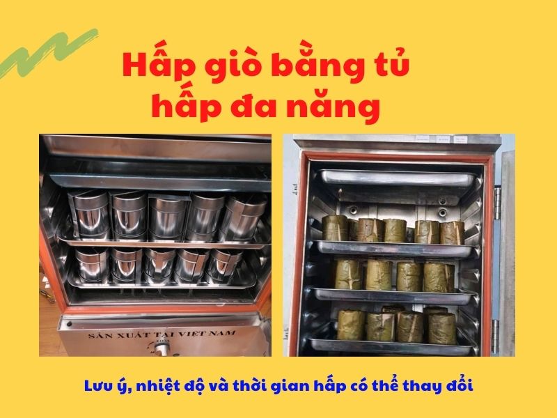 Hấp giò bằng tủ hấp đa năng