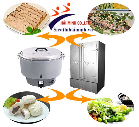 nồi hấp điện inox