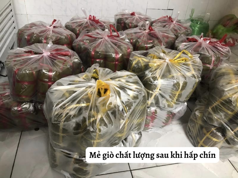 Quy trình chuẩn bảo quản giò chả lụa sau khi hấp chín
