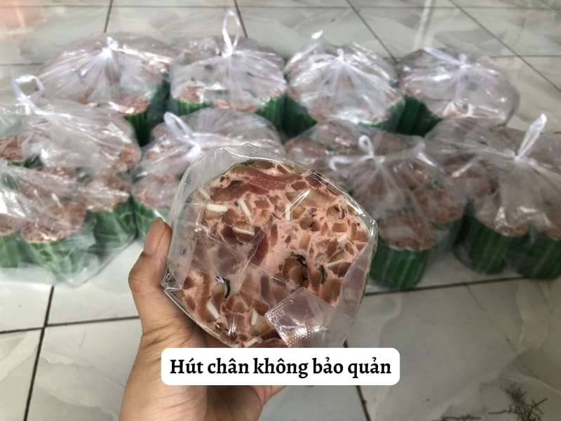 Quy trình chuẩn bảo quản giò chả lụa sau khi hấp chín