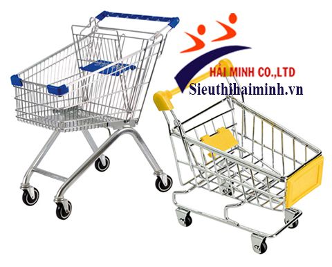 xe đẩy hàng siêu thị 2019