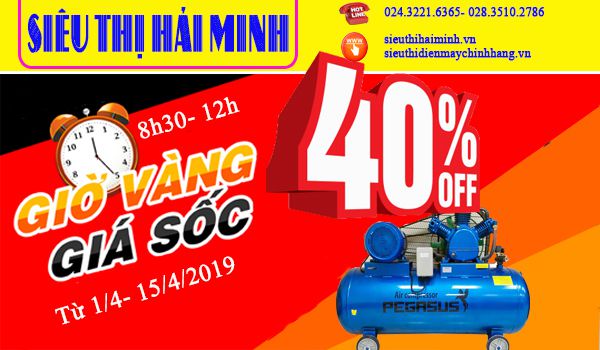 giờ vàng giá sốc cùng siêu thị Hải Minh