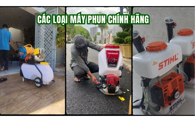 các loại máy phun chính hãng