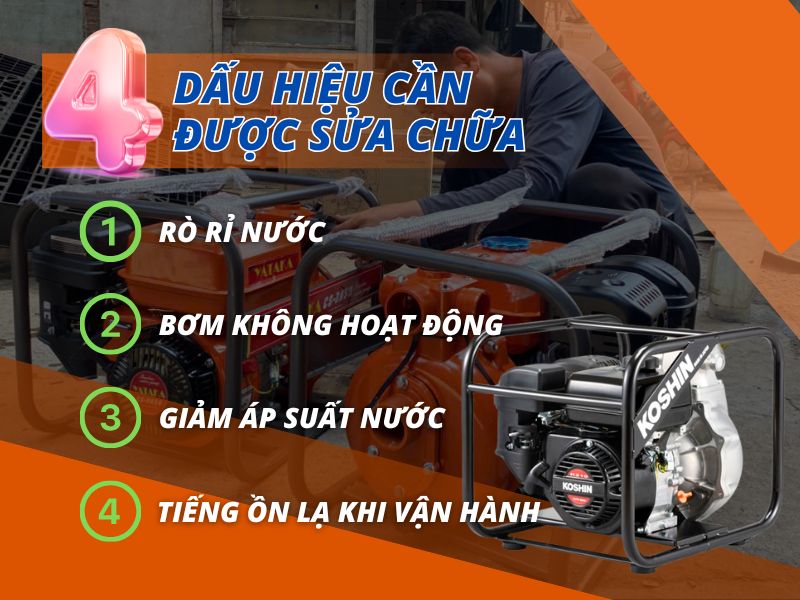 4 dấu hiệu cần được sửa chữa