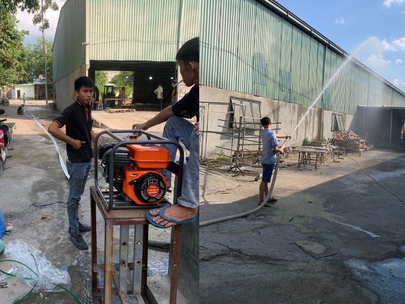 KHÔNG nên để máy bơm vận hành quá tải