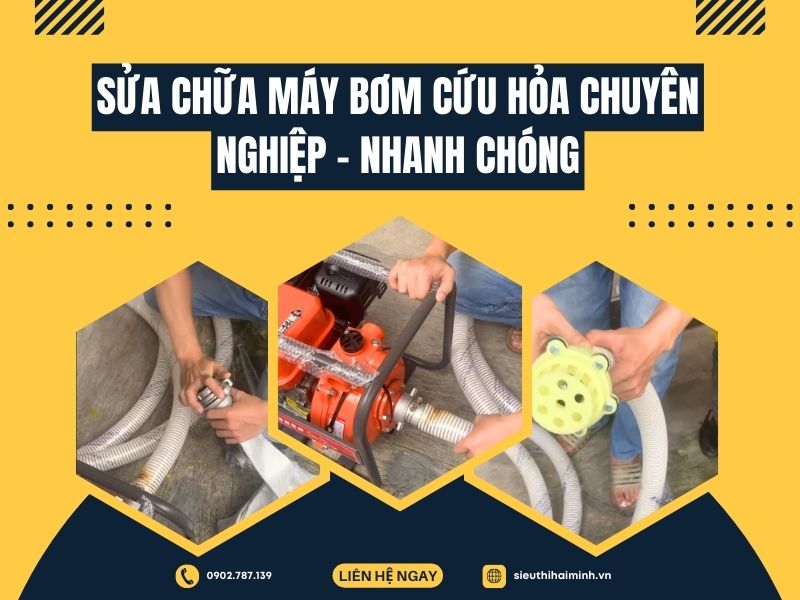 Sửa chữa máy bơm cứu hỏa chuyên nghiệp, nhanh chóng