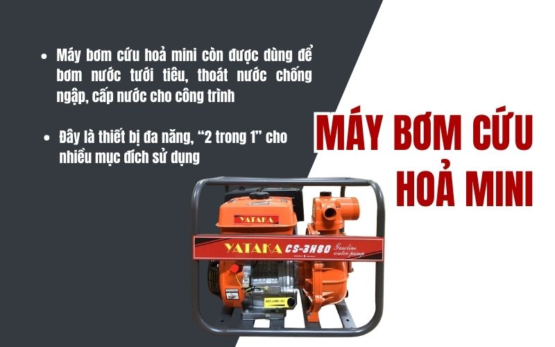 Vì sao máy bơm chữa cháy mini được nhiều nhà xưởng, cơ sở sản xuất tin dùng