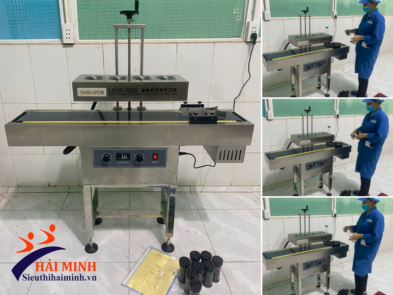 Máy dán màng seal Yamafuji phủ sóng khắp các xưởng sản xuất