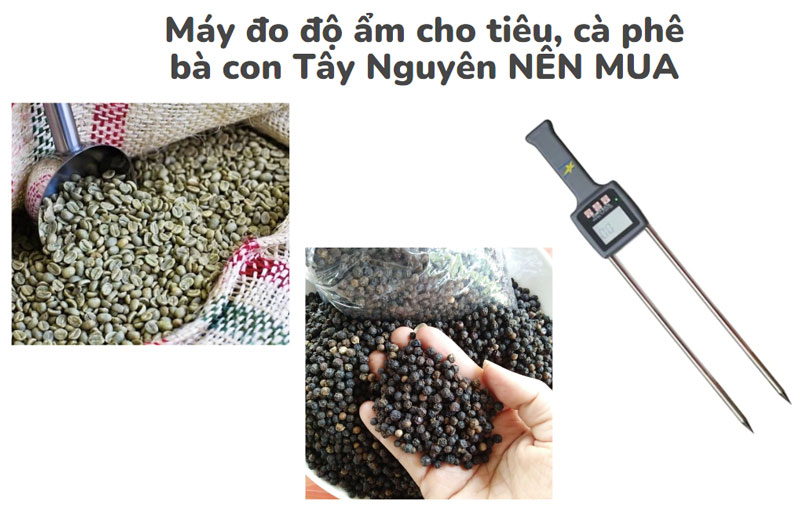 Top máy đo độ ẩm tiêu, cà phê nên mua 
