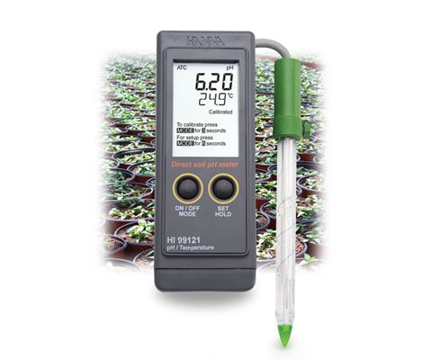 Máy đo pH - Nhiệt độ trong đất HI99121 Hanna