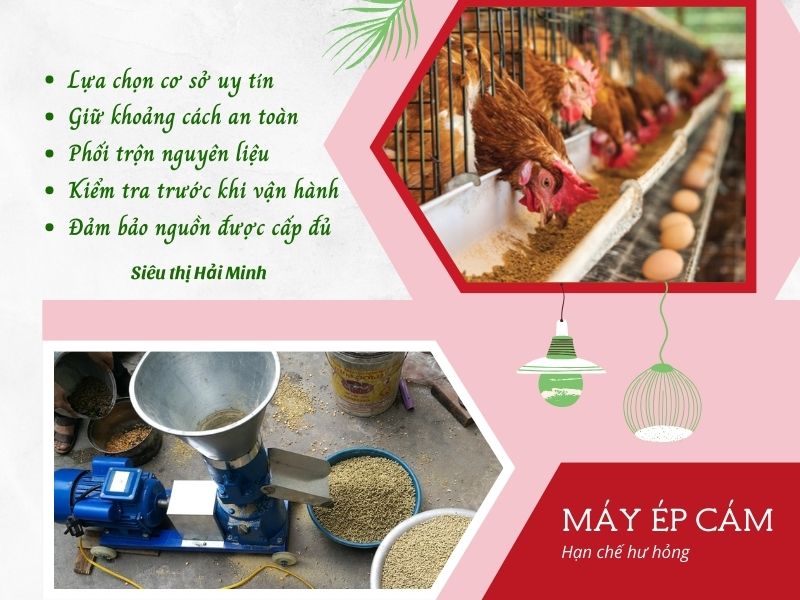 Làm sao để hạn chế tối đa hư hỏng trong quá trình sử dụng máy ép cám viên