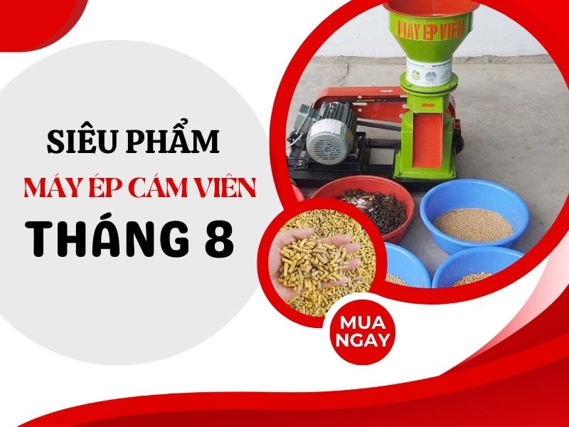 Lộ diện những siêu phẩm máy ép cám viên cực hot tháng 8