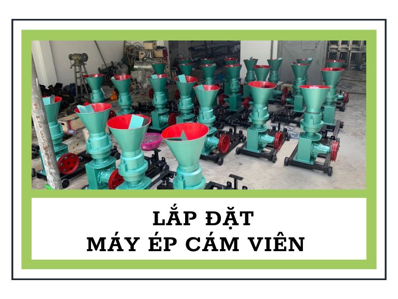 Nhận lắp đặt máy ép cám viên tận nơi cho bà con