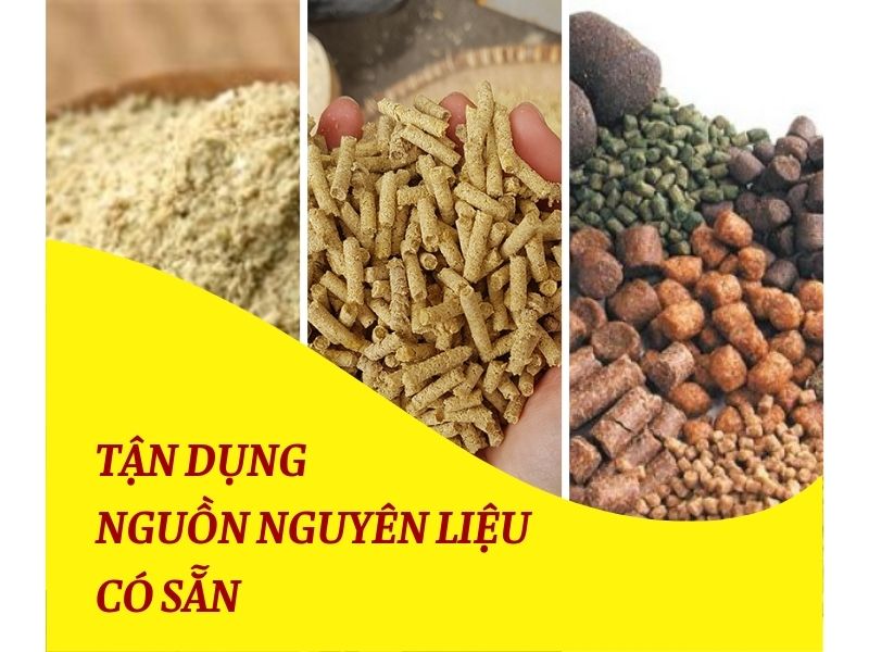 dùng máy ép cám viên cho ngành chăn nuôi