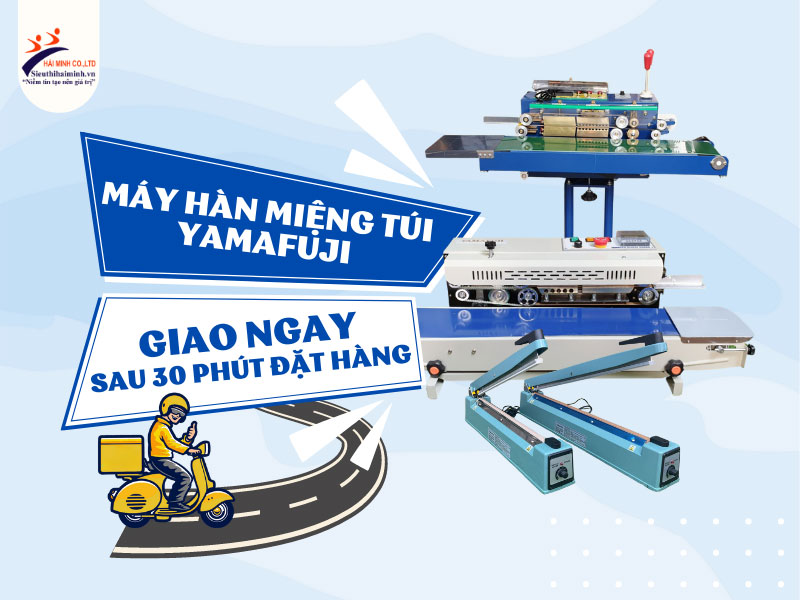 [Máy hàn miệng túi Yamafuji] Giao ngay sau 30 phút đặt hàng