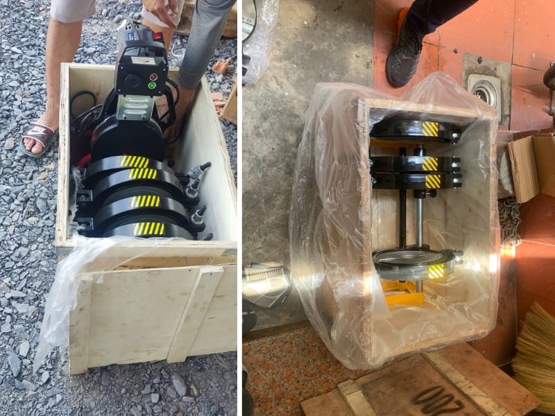 Cách hàn ống nhựa PVC bị nứt