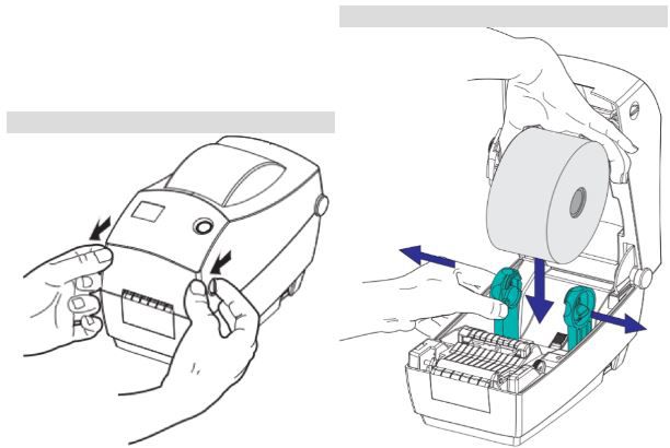 hướng dẫn lắp đặt giấy in nhiệt vào máy in mã vạch