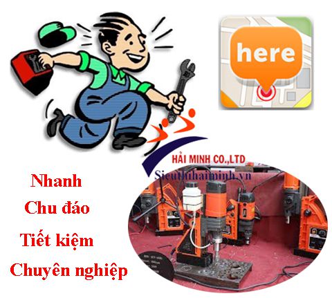 máy khoan từ bãi