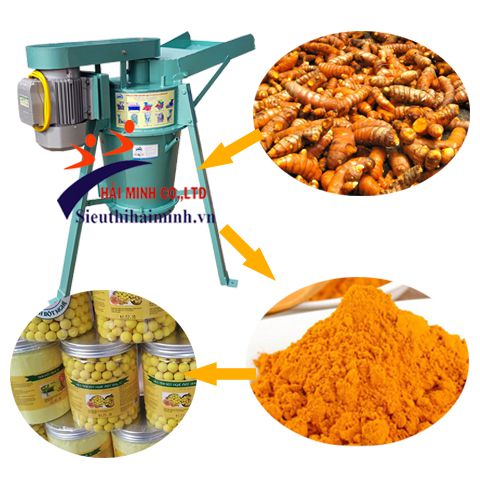 máy nghiền vắt nghệ liên hoàn