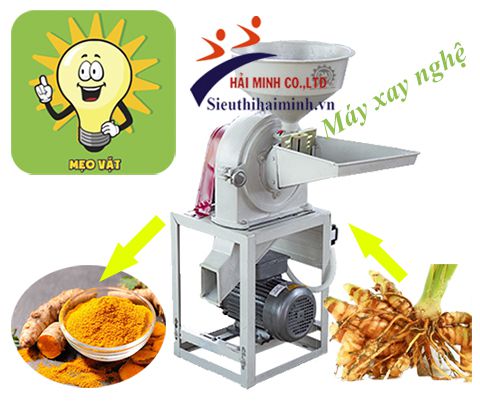 máy xay tinh bột nghệ khô