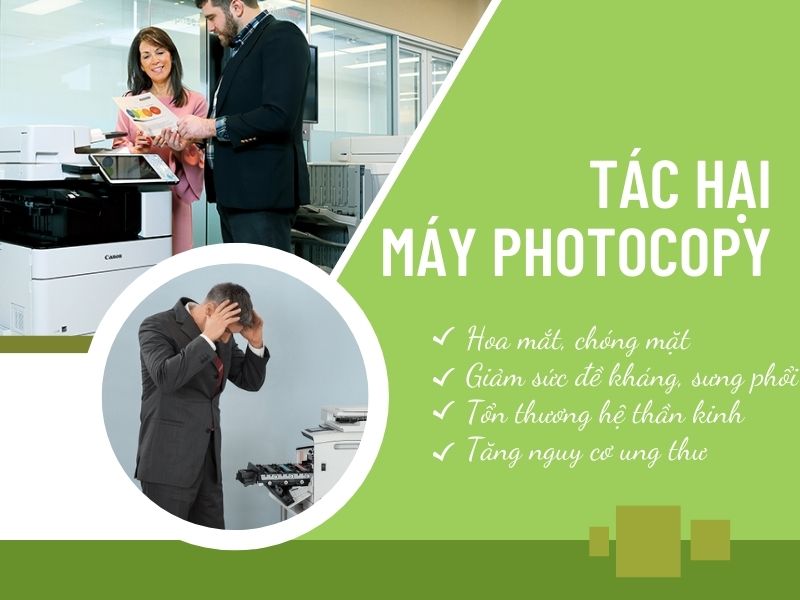 Tác hại của máy photocopy đối với con người