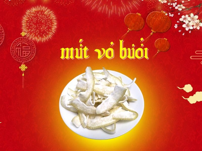 mứt vỏ bưởi