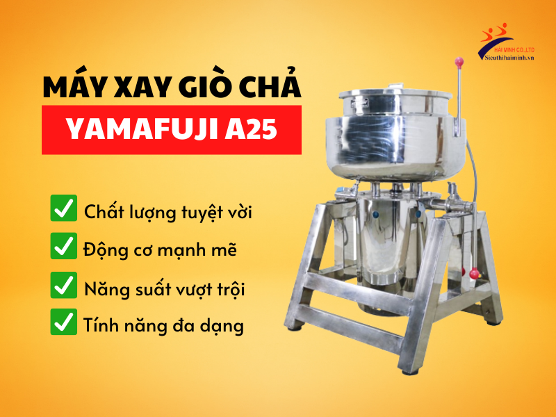 Máy xay giò chả Yamafuji A25