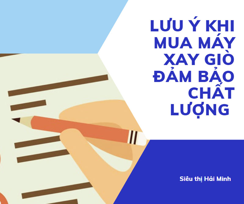 Lưu ý khi mua máy xay giò đảm bảo chất lượng
