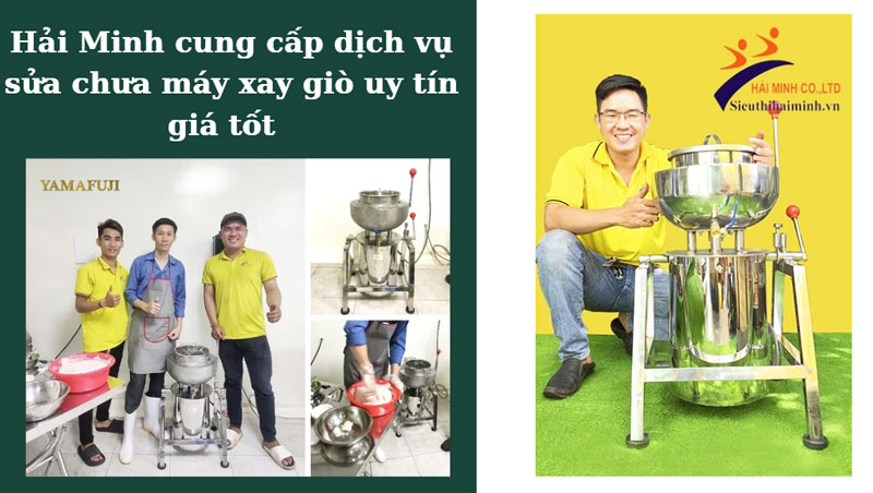 Hải MInh đơn vị uy tín cung cấp máy xay giò chả