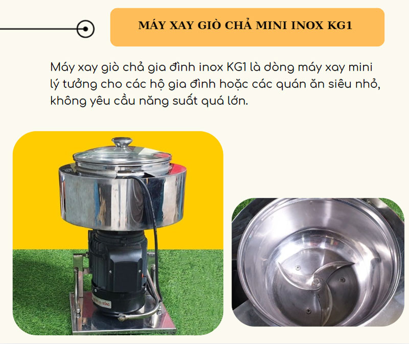 Gợi ý các dòng máy xay giò chả bán chạy