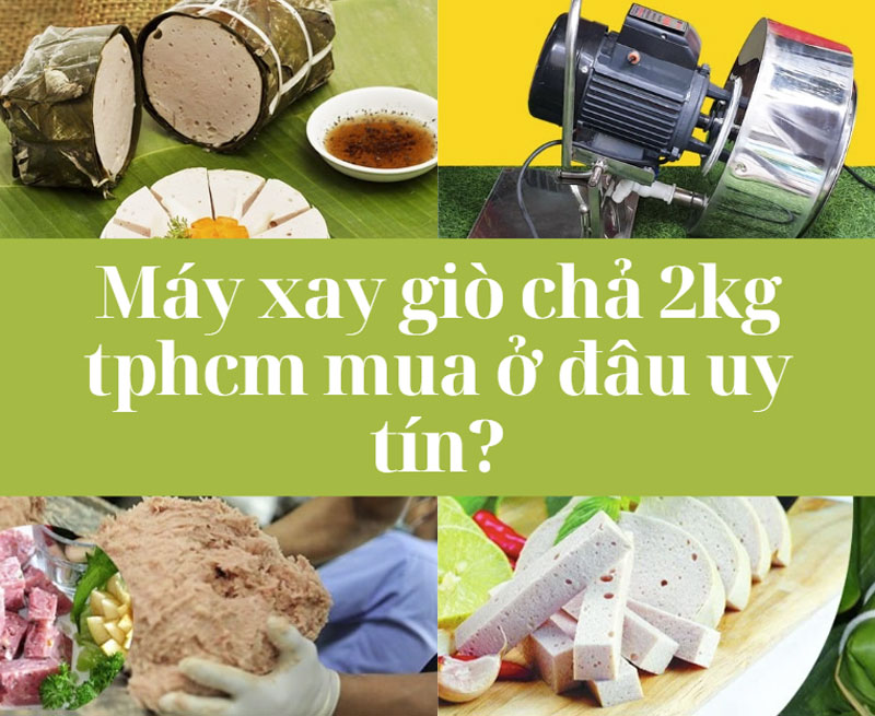 Máy xay giò chả 2kg tphcm mua ở đâu uy tín?