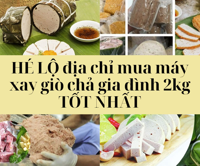 HÉ LỘ địa chỉ mua máy xay giò chả gia đình 2kg TỐT NHẤT