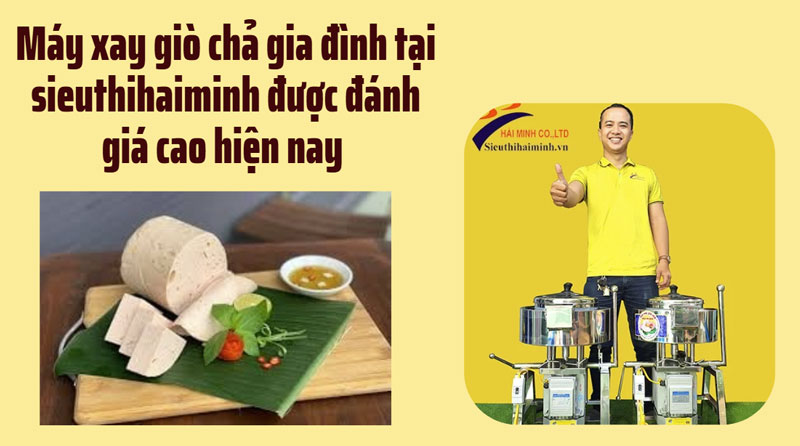 Đại lý phân phối máy xay giò chả gia đình tphcm chính hãng