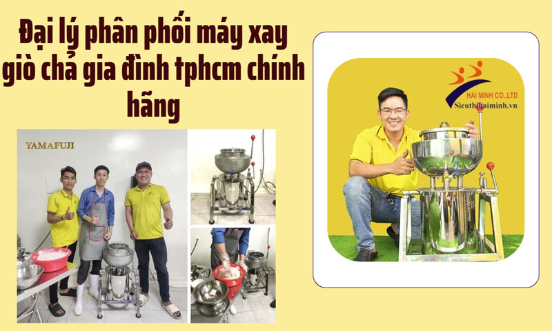 Đại lý phân phối máy xay giò chả gia đình tphcm chính hãng