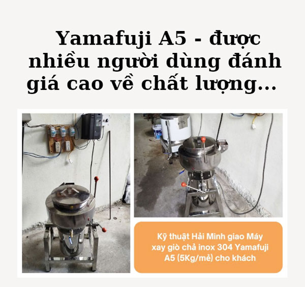 Máy xay làm giò chả thích hợp với nhu cầu sản xuất lớn